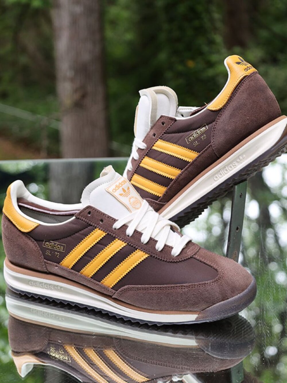 Adidas SL 72 RS Dark Brown Preloved Yellow